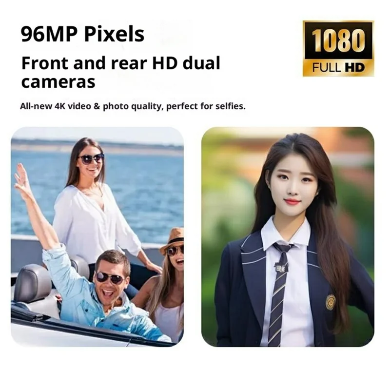 Z008 96MP 1080P CCD Retro Digitale Camera 8X Digitaal Zoom Mini Camera AF Autofocus - Wit