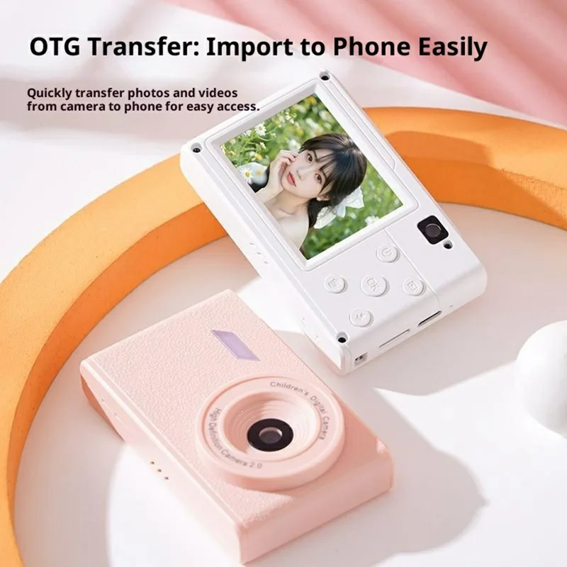 Z008 96MP 1080P CCD Retro Digitale Camera 8X Digitaal Zoom Mini Camera AF Autofocus - Wit