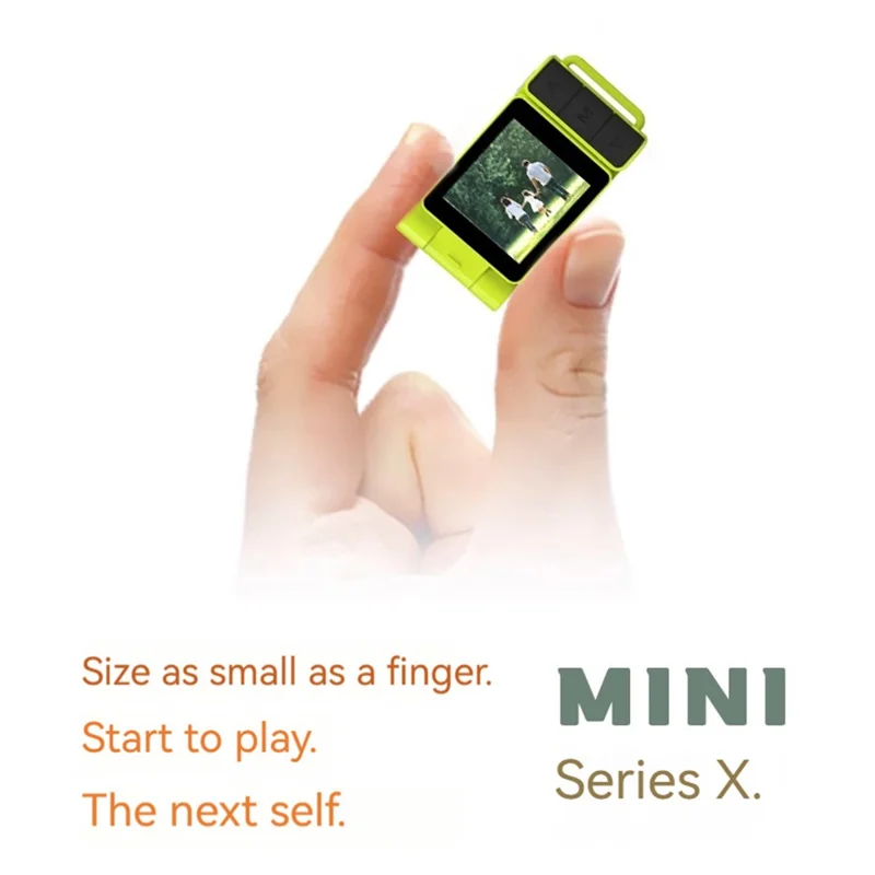 X5 Mini Digitalkamera 1,47 tum Display CMOS HD-kamera med 180° vikbar selfieskärm