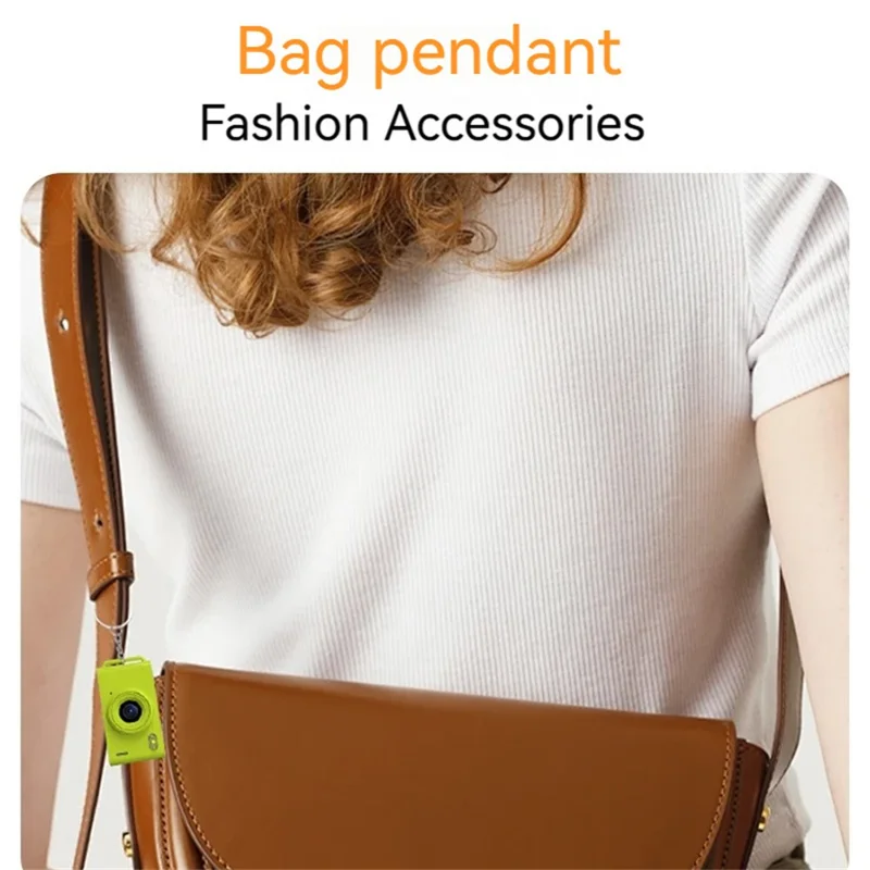 X5 Mini Digitalkamera 1,47 tum Display CMOS HD-kamera med 180° vikbar selfieskärm