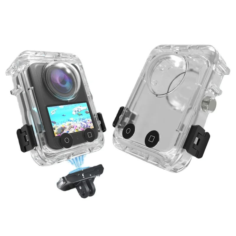 Voor DJI Osmo 360 Panoramisch Actioncamera Waterdichte Hoes 60m Onderwater Bescherming Shell Compatibel met Magnetische Quick-Release Basis
