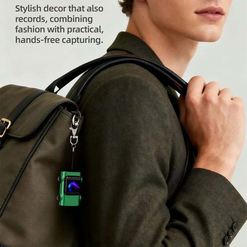 G5 2K HD Car Shaped Thumb Camera 1.0-inch TFT LCD Mini Digital Camera for Students (No TF Card) - Green