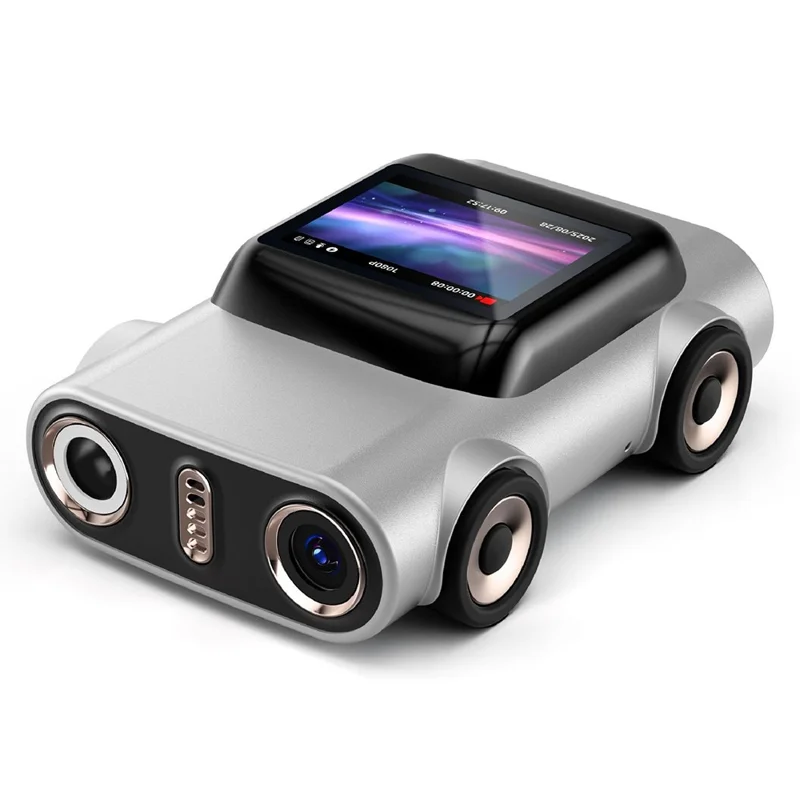 G5 2K HD Car Shaped Thumb Camera 1.0-inch TFT LCD Mini Digital Camera for Students (No TF Card) - Silver