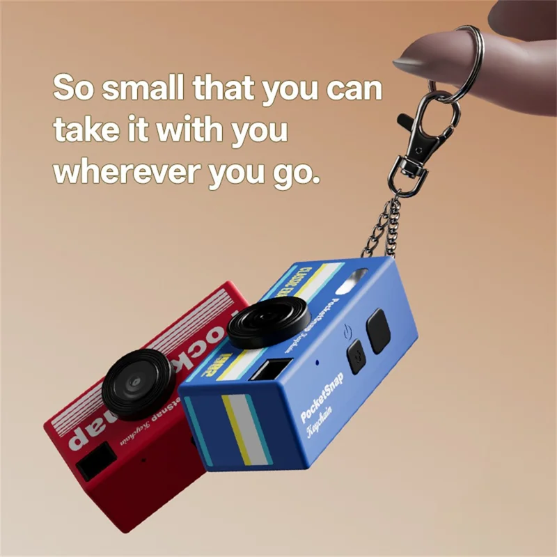 G2 Thumb Camera Backpack Pendant 1080P HD Portable Mini Camera for Students - Red