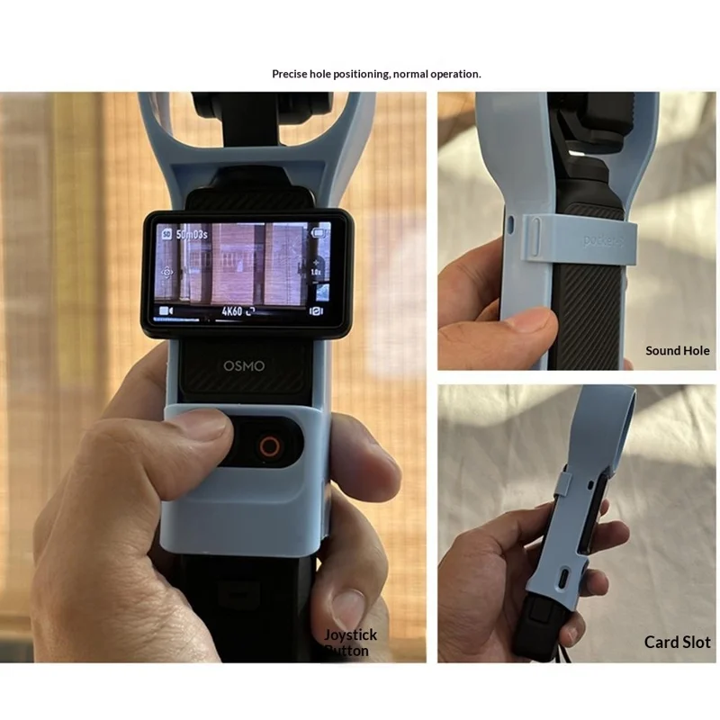 Schutzhülle für DJI Osmo Pocket 3, stoßfest, kratzfest, harte PC-Kamerahülle - Schwarz