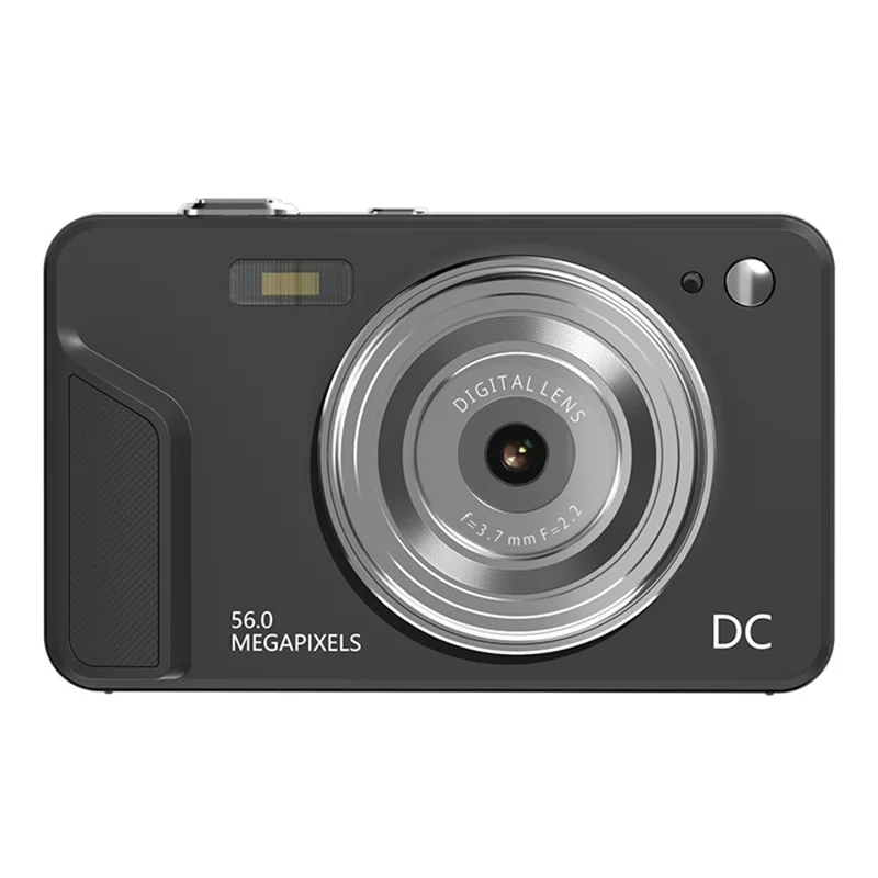 C16 Digital Camera 2.8 inch HD Screen Mini Camera with 16X Zoom  /  1080P Video for Student (No TF Card) - Black