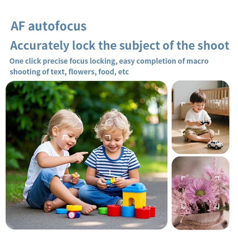 C16 Digital Camera 2.8 inch HD Screen Mini Camera with 16X Zoom  /  1080P Video for Student (No TF Card) - Black