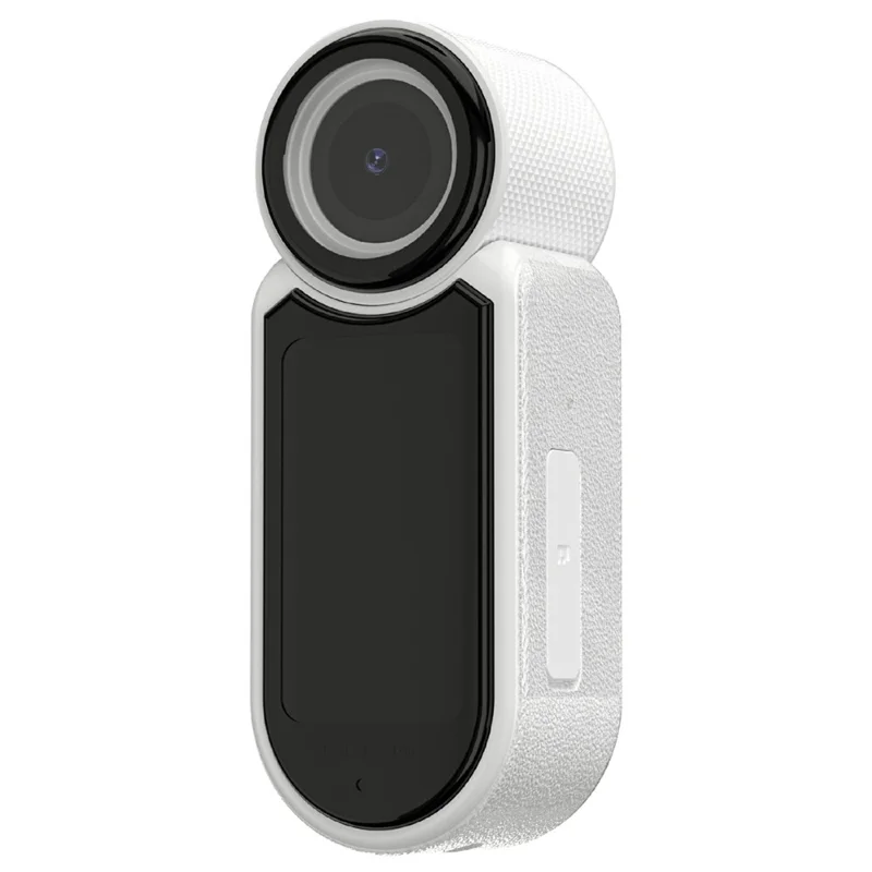 DVD03 Thumb Camera 180° Rotating DV Camcorder Magnetic Sports Camera 2.7K HD Video Recording No Memory Card - White