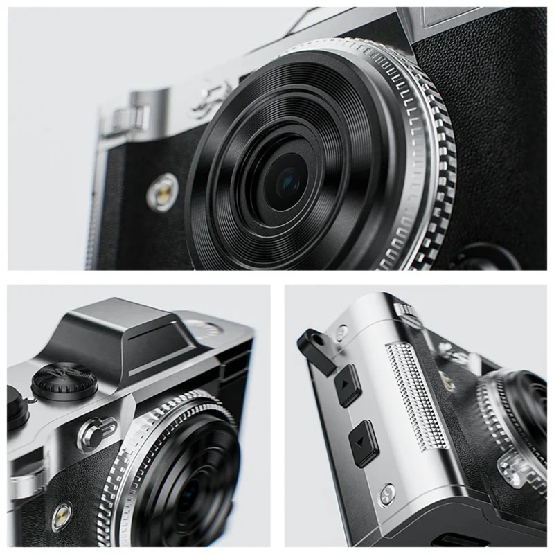 DC29S Flip Screen Camera 20MP High Definition Digital Camera For Students Campus Photography No Memory Card - Black