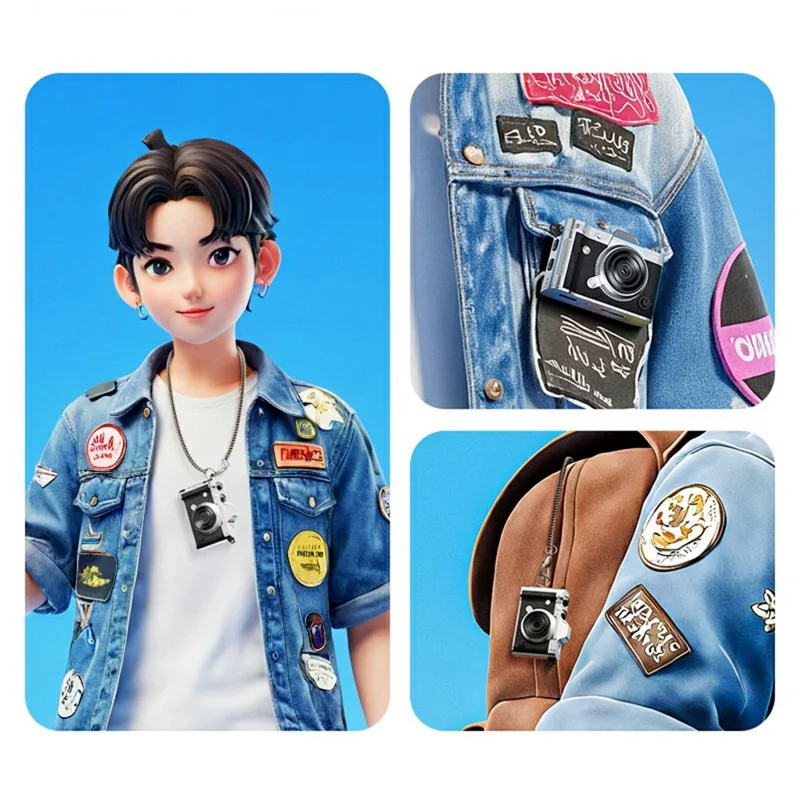 DC29S Flip Screen Camera 20MP High Definition Digital Camera For Students Campus Photography No Memory Card - Black