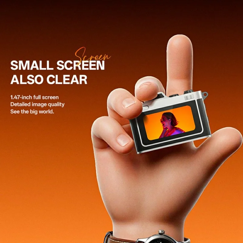 DC29S Flip Screen Camera 20MP High Definition Digital Camera For Students Campus Photography No Memory Card - Black