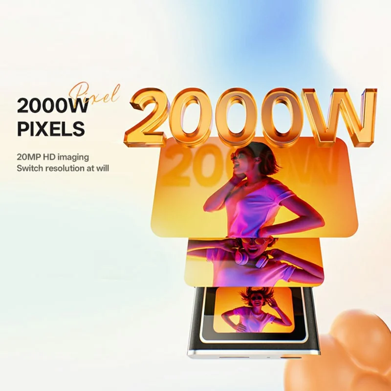 DC29S Flip Screen Camera 20MP High Definition Digital Camera For Students Campus Photography No Memory Card - Black