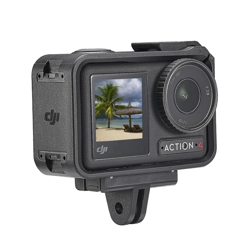 KC-543 Adaptateur magnétique de base pour DJI Osmo Action 5 Pro / 4 / 3 / Osmo 360 Caméra Adaptateur de fixation rapide - Noir