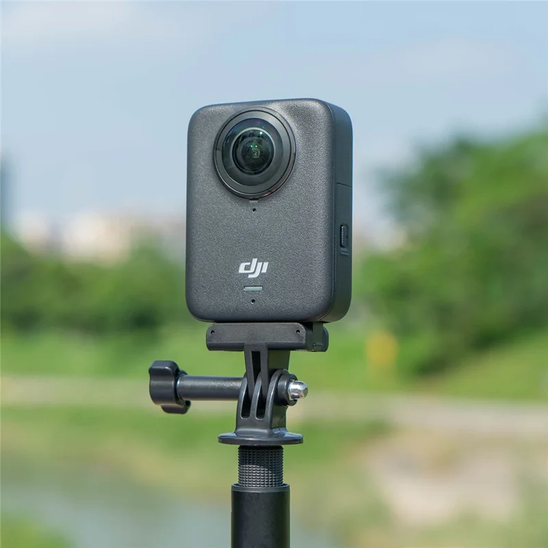 KC-543 Adaptateur magnétique de base pour DJI Osmo Action 5 Pro / 4 / 3 / Osmo 360 Caméra Adaptateur de fixation rapide - Noir