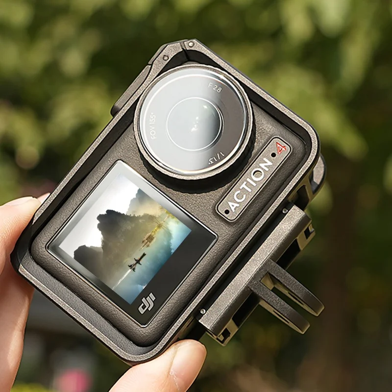 KC-543 Adaptateur magnétique de base pour DJI Osmo Action 5 Pro / 4 / 3 / Osmo 360 Caméra Adaptateur de fixation rapide - Noir