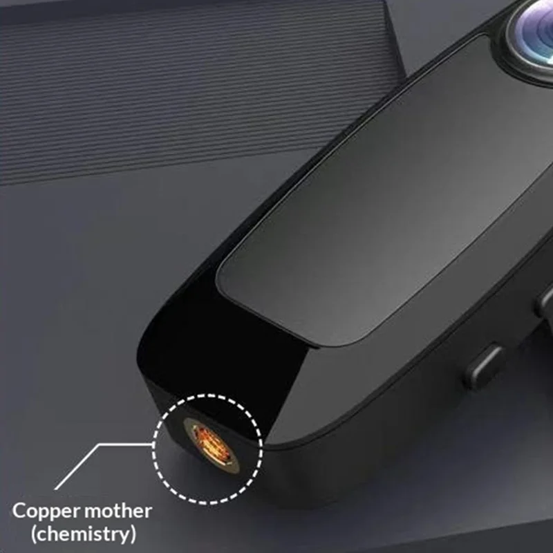 Cámara M28 4K Ultra HD para VLOG de Mascotas, Grabadora de Uso Colgante con Vista en Primera Persona - Negro