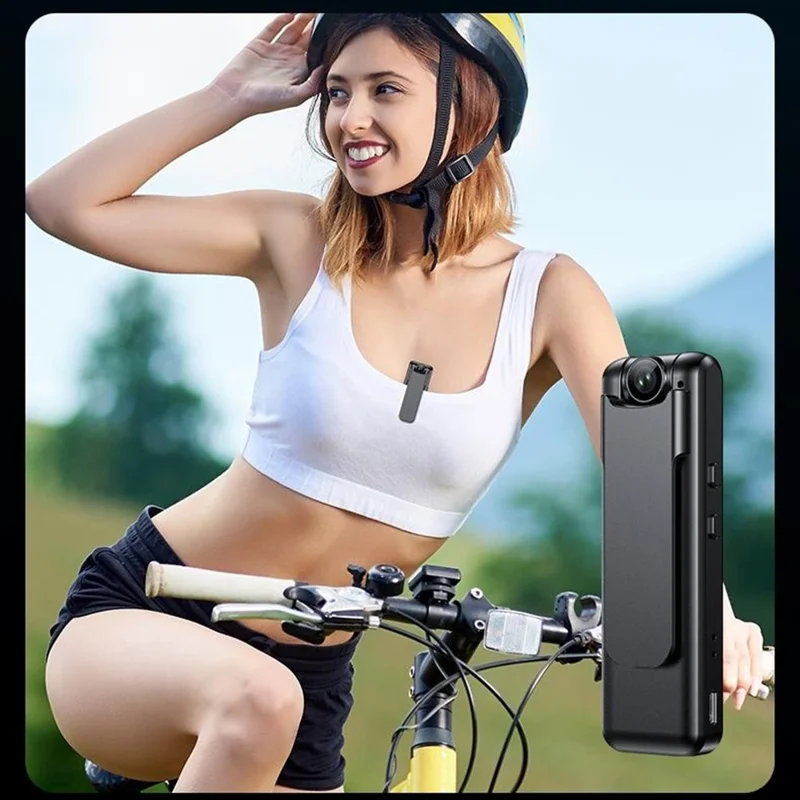 M13 4K Ultra HD Mini Camera 180 Degree Flip Lens Motion Detection Night Vision Video Recorder (without TF Card)
