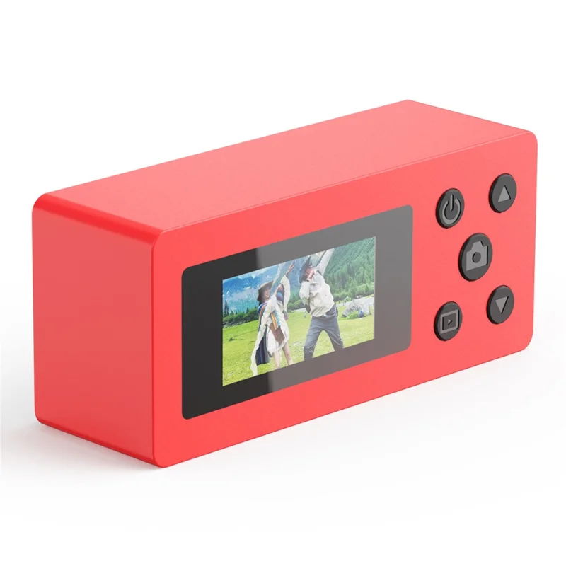 X7 0.96 Inch IPS Screen Retro Thumb Camera 1080P Full HD Recording Mini Digital Camera - Red