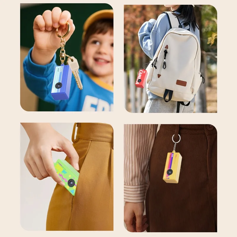 X7 0.96 Inch IPS Screen Retro Thumb Camera 1080P Full HD Recording Mini Digital Camera - Red