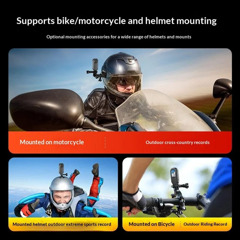 M31 4K Action Camera Outdoor Portable Thumb Camera Magnetic Charging 4K HD Pet Vlogger - Black