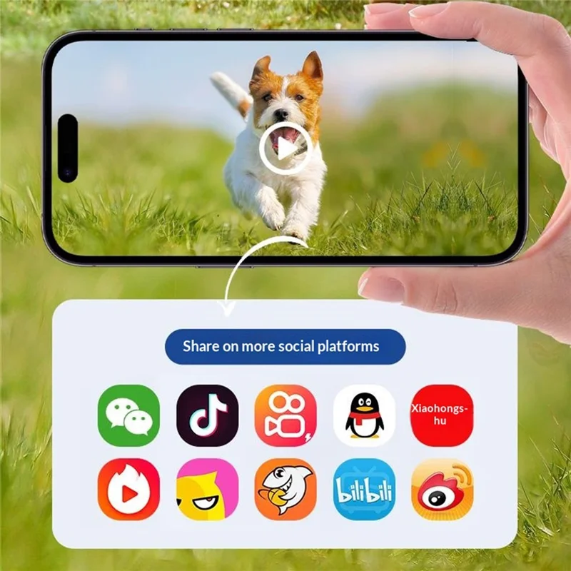 M31 4K Action Camera Outdoor Portable Thumb Camera Magnetic Charging 4K HD Pet Vlogger - Black