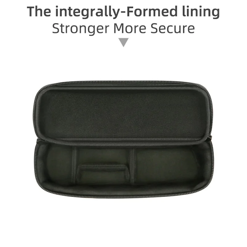 For DJI Osmo Pocket 3 Action Camera Carrying Bag Lycra Portable Storage Case with Hand Strap - Black