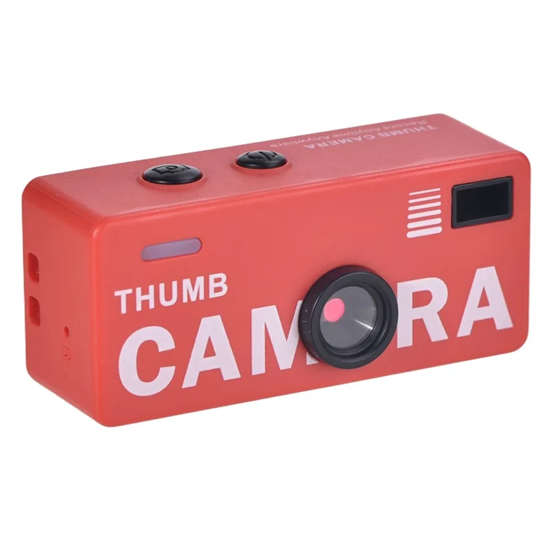 G6+ Mini Thumb Camera 0.96 Inch TFT Screen Wide Angle Pocket Video Recorder (without Memory Card) - Red