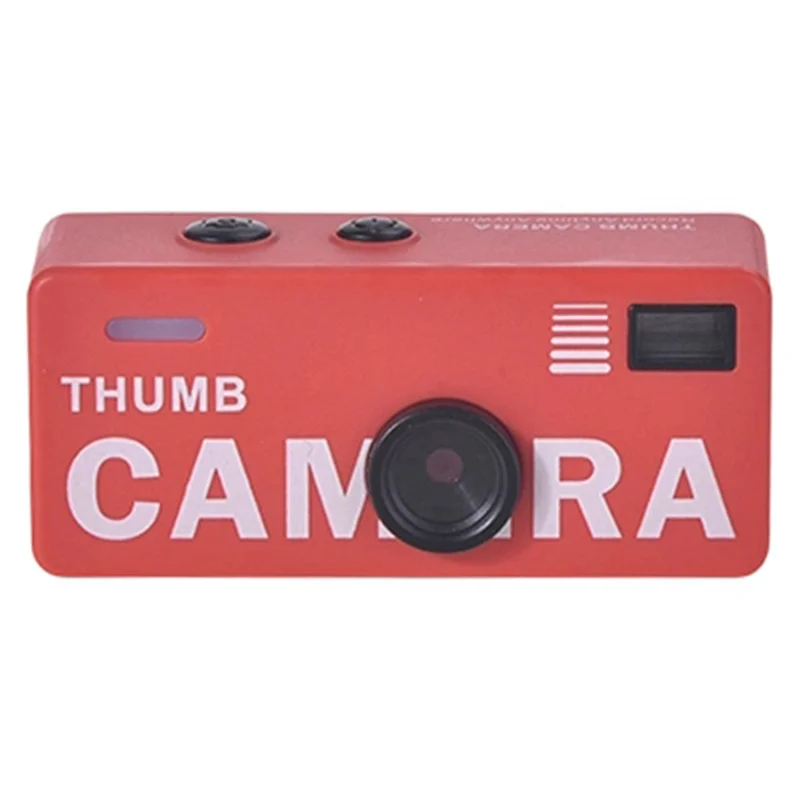 G6+ Mini Thumb Camera 0.96 Inch TFT Screen Wide Angle Pocket Video Recorder (without Memory Card) - Red