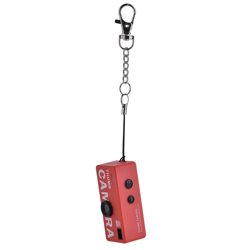 G6+ Mini Thumb Camera 0.96 Inch TFT Screen Wide Angle Pocket Video Recorder (without Memory Card) - Red