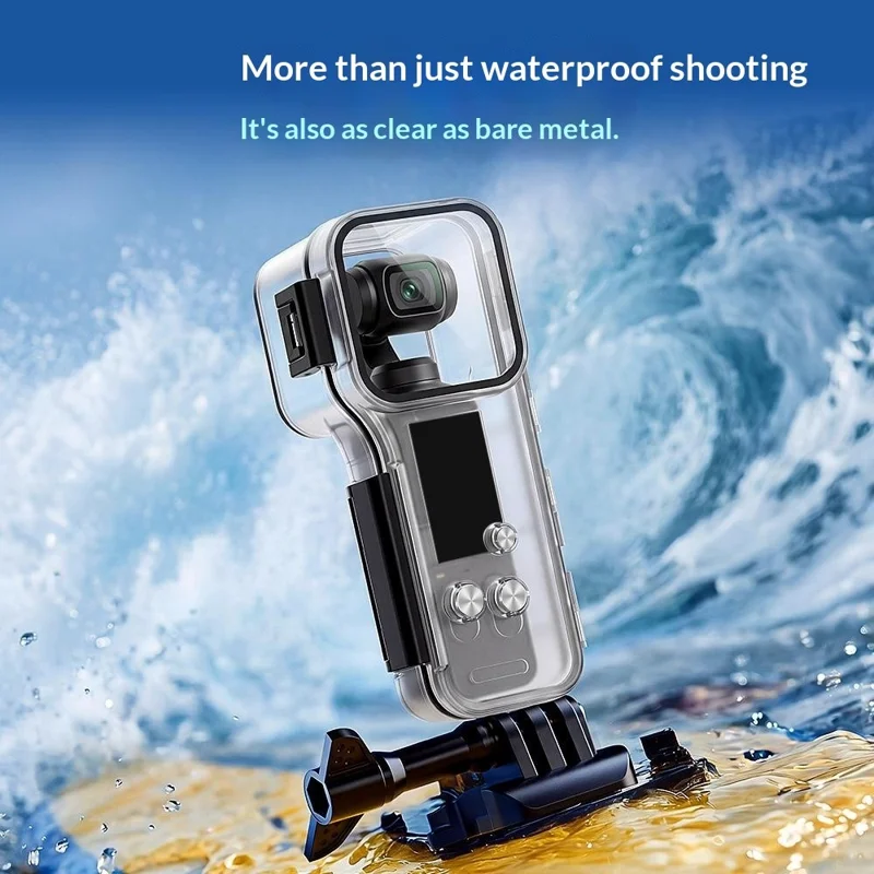 Custodia impermeabile per DJI Osmo Pocket 4, 50 m, immersione subacquea, fotografia subacquea, custodia protettiva, protezione per action camera