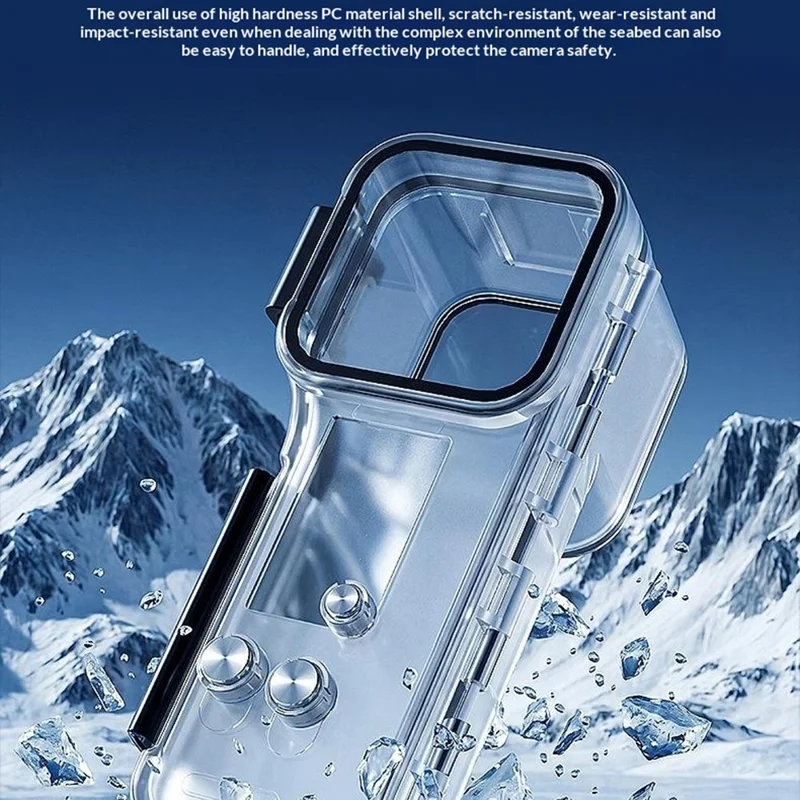 Custodia impermeabile per DJI Osmo Pocket 4, 50 m, immersione subacquea, fotografia subacquea, custodia protettiva, protezione per action camera