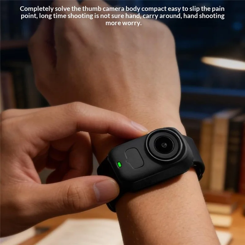 Cover Protettivo con Cinturino per DJI Osmo Nano Custodia in Silicone Antishock con Cinturino da Polso - Nero