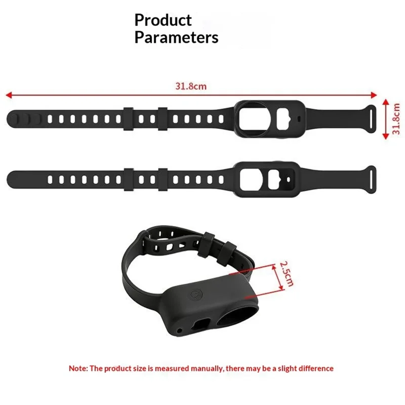 Cover Protettivo con Cinturino per DJI Osmo Nano Custodia in Silicone Antishock con Cinturino da Polso - Nero