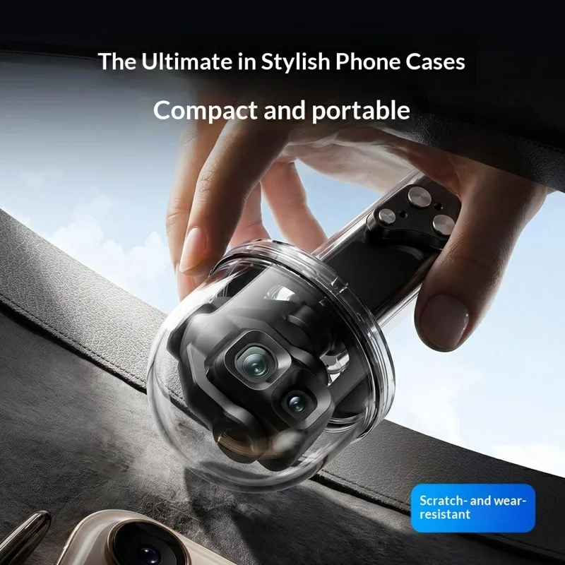 Водонепроницаемый корпус для DJI Osmo Pocket 4P, IPX8, глубина погружения 50 м, водолазный корпус с кнопками из нержавеющей стали