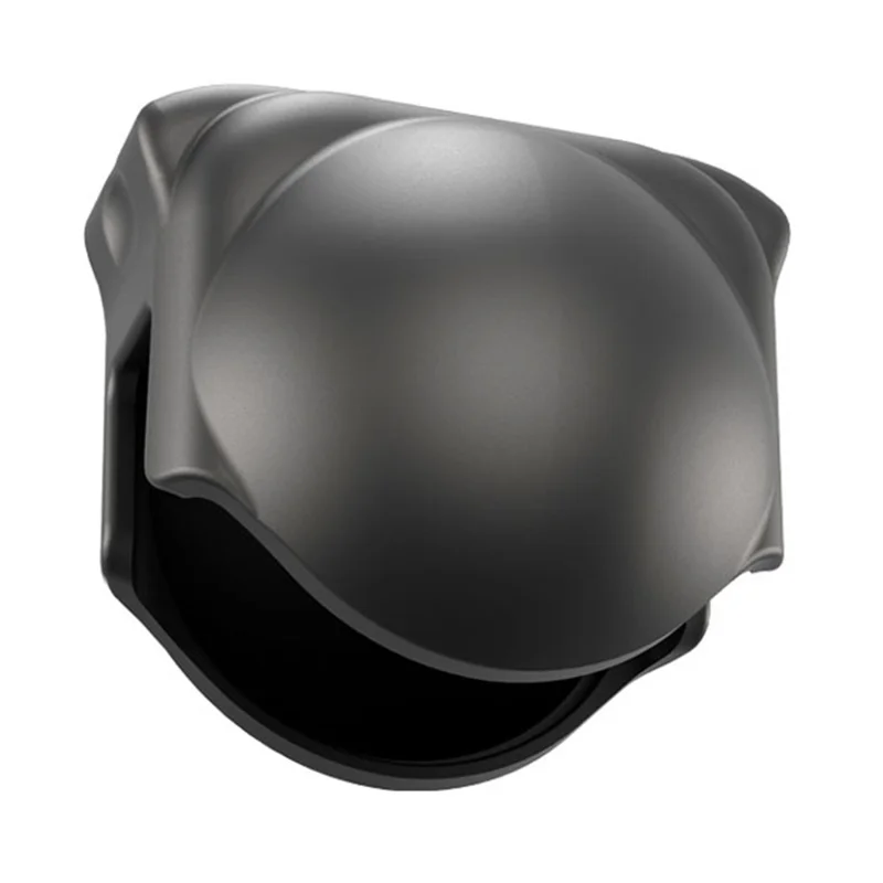 For Insta360 X6 Lens Protective Case Silicone Scratch Resistant Dustproof Lightweight Cover - Black