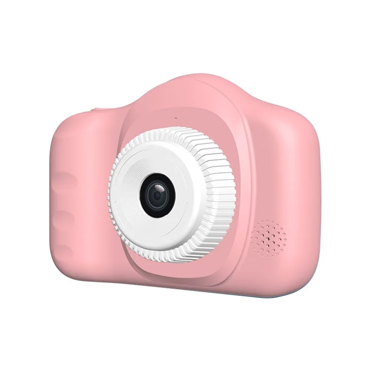 X600 3.5-inch Large Screen Kids Camera 1080P Digital Video Camera Educational Toys (without TF Card) - Pink