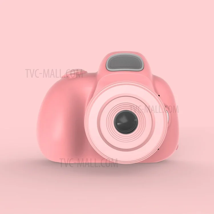 D6S Portable Selfie Toy Support TF Card 2.4inch HD Video Recorder Kids Digital Camera - Pink