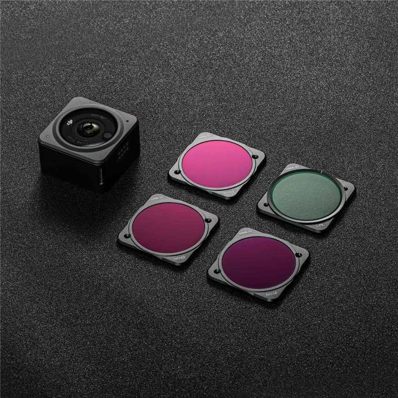 STARTRC 1110289 4Pcs/Set HD Optical Glass CPL ND16/32/64 Camera Lens Filters Kit for DJI Action 2