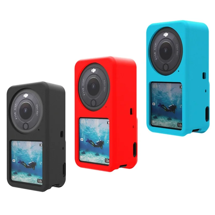 Agdy05 Shock -resean Soft Silicone Case Camer Camer - Синий