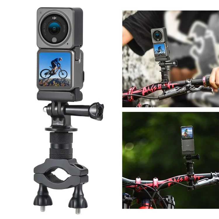Startrc 1110320 Pour DJI Action 2 / Osmo Action Bicycle Motorcycle Bike Gopy Moupping Clip Clip Kit Camerie Accessoires