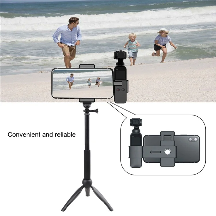 AGDY30 Mobile Phone Securing Clip Holder Extended Bracket for DJI Osmo Pocket/Pocket 2