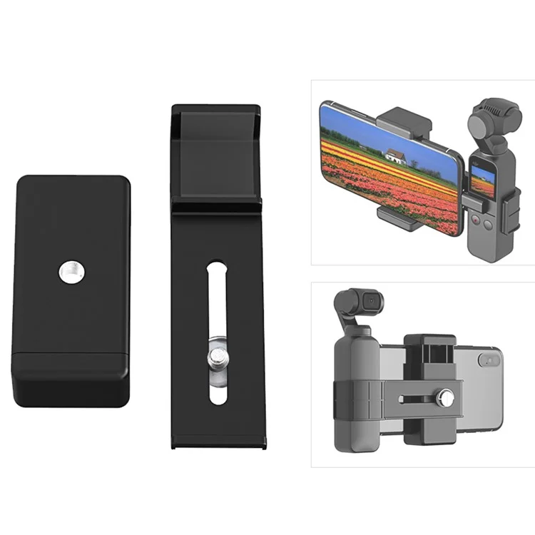 AGDY30 Mobile Phone Securing Clip Holder Extended Bracket for DJI Osmo Pocket/Pocket 2