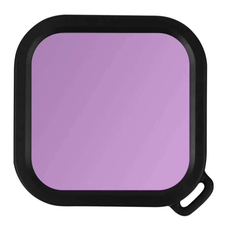 AI18 Waterproof Camera Lens Filter for Insta360 One R Waterproof Diving Case - Purple