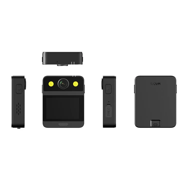 SJCAM A20 Wearable Camera 2.33-inch LCD Touch Screen HD Driving Recorder Pet Monitor Waterproof Action Camera for Traveling/Photography