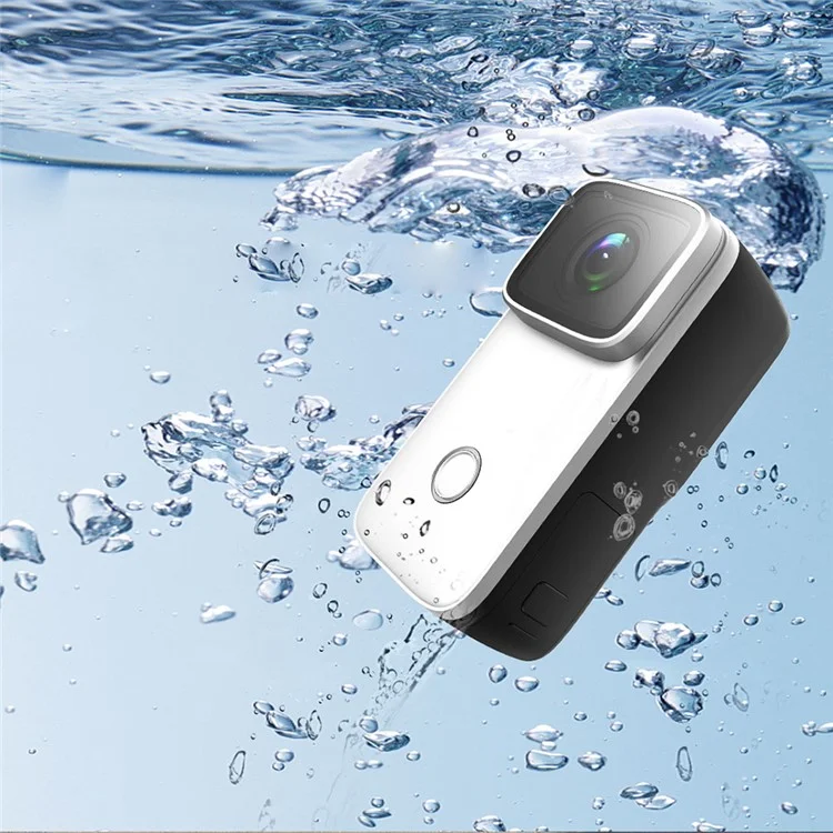 SJCAM C200 1,28 Zoll IPS Bildschirm Digitalkamera Mini Wasserdichte Actionkamera Diving Aerial Riding Recorder 4K Nachtsicht Outdoor HD Anti-shake-kamera Zur Fotografie - Schwarz