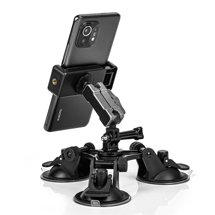 Startrc 1110789 Pour GoPro 10/9 / INSTA360 ONE X2 / X TROIS SUCKER CAME CAMERIE TÉLÉPHONE Téléphone Support Support De Montage