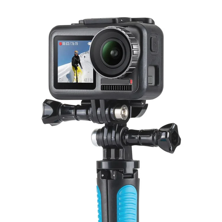 TELESIN GP-MTB-T02-BK Für GoPro/DJI Osmo Action Rucksack Schultergurt Sport Kamera Halterung Ständer - Schwarz