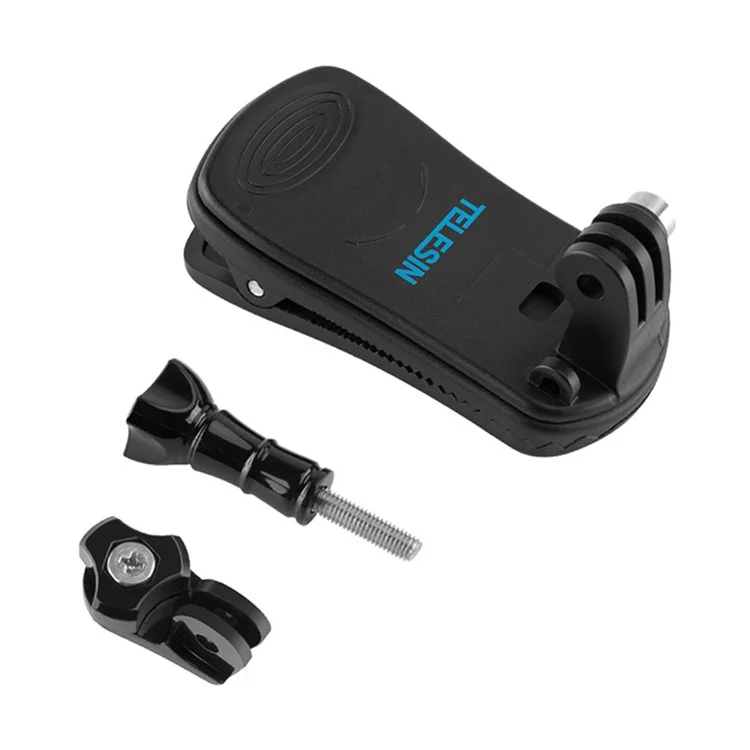 TELESIN GP-JFM-003 für DJI Osmo Pocket/Action 360 Grad Rotation Kamera Rucksackclip Halterung