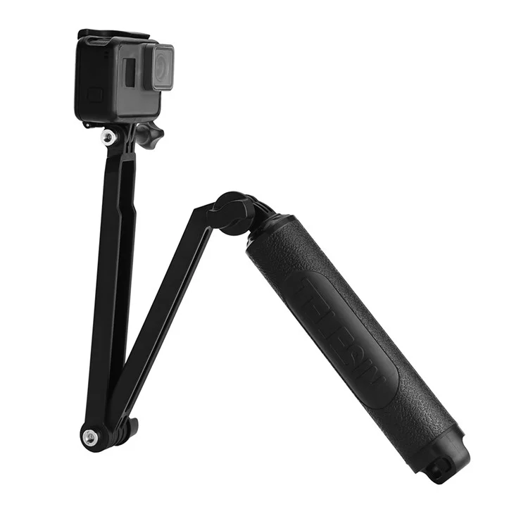 TELESIN GP-MFW-300 per fotocamera d'azione GoPro Bastone per selfie impermeabile Treppiede Supporto Braccio di presa a 3 vie Monopiede
