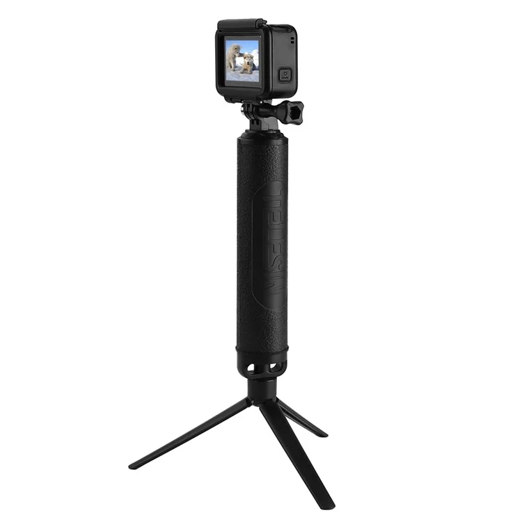 TELESIN GP-MFW-300 per fotocamera d'azione GoPro Bastone per selfie impermeabile Treppiede Supporto Braccio di presa a 3 vie Monopiede